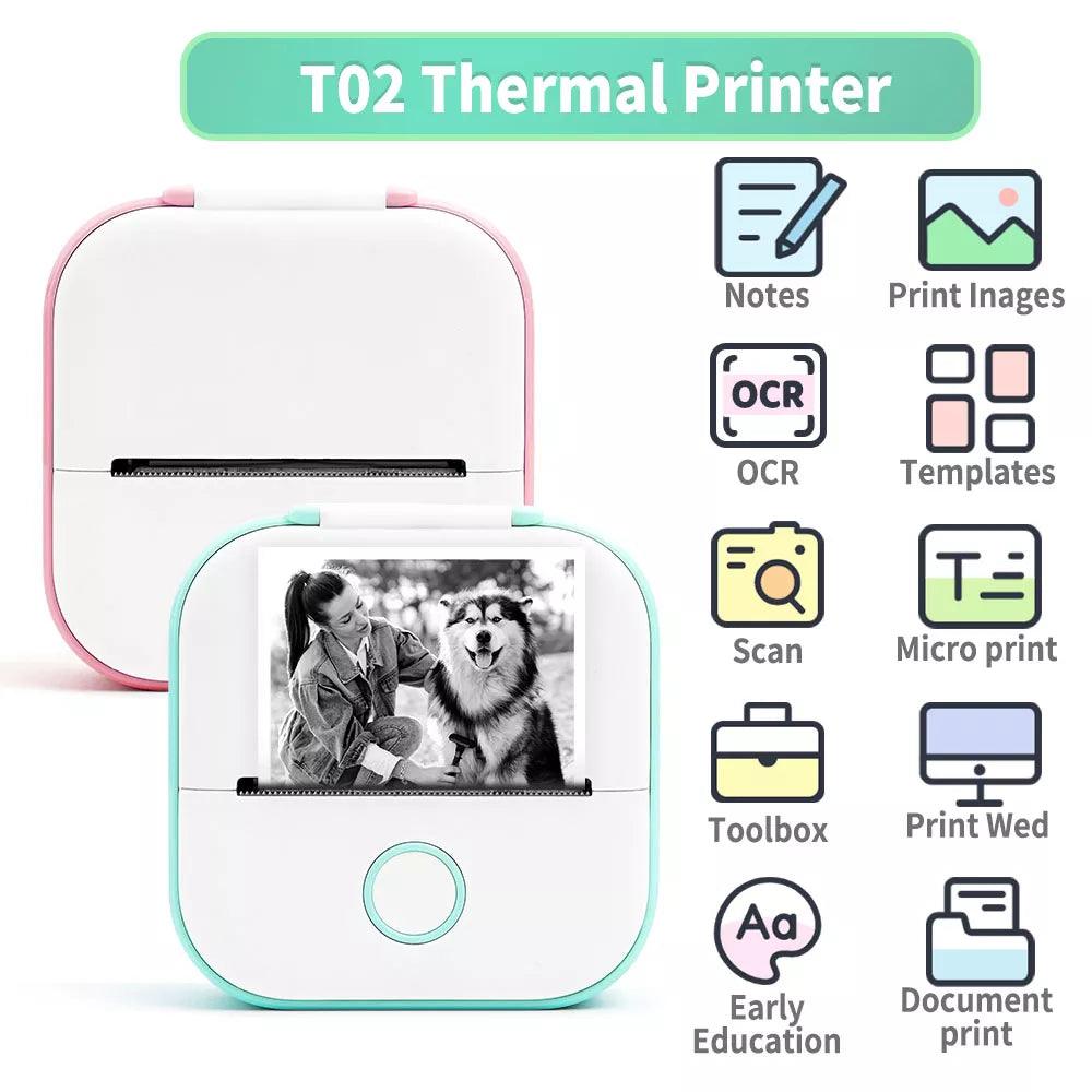 Mini Thermal Sticker Printer: Portable Wireless Pocket Printer for Customized Prints  ourlum.com   