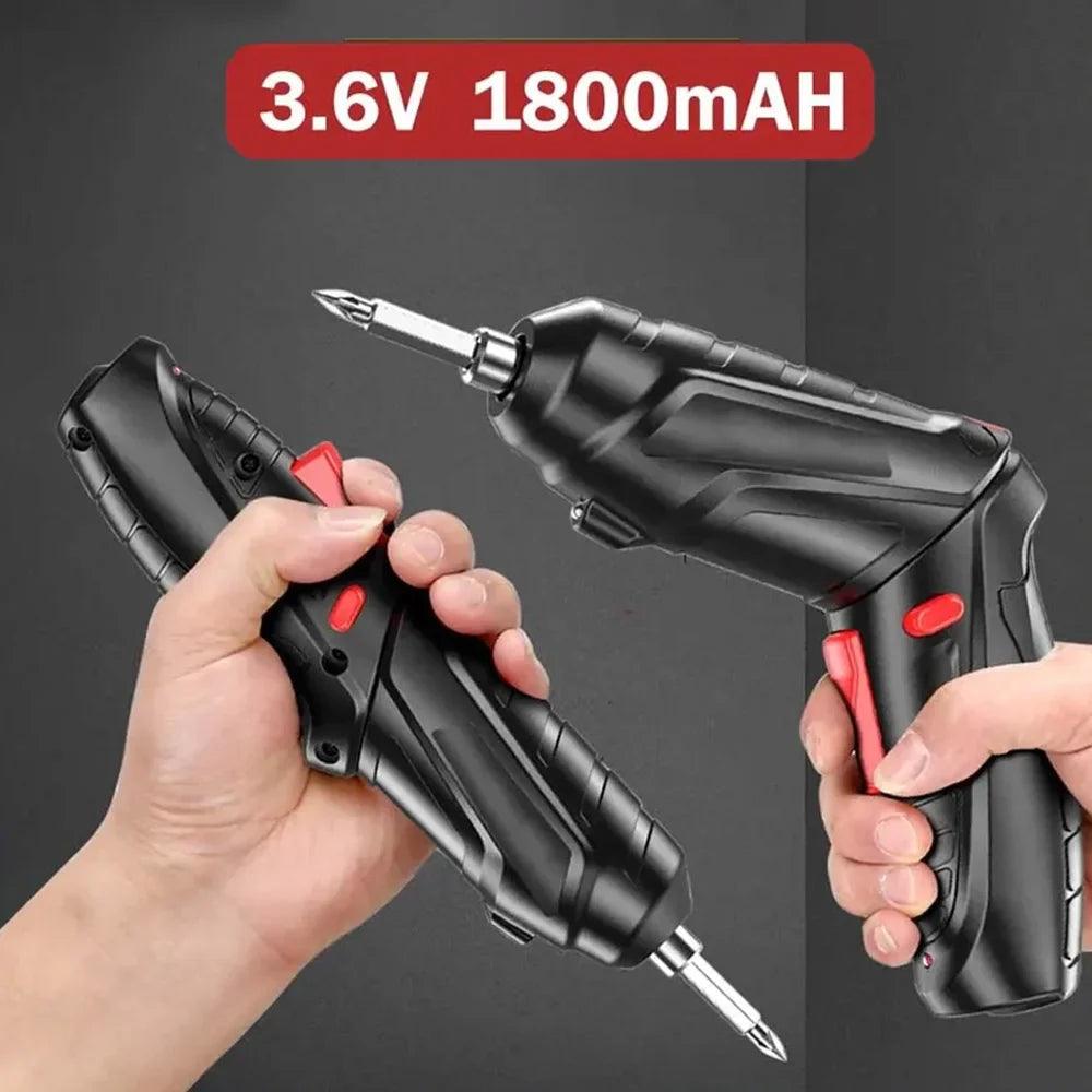 3.6v Power Tools Household Maintenance Repair 1800mAh Lithium Battery Mini Household Electric Drill Rotated Cordless Screwdriver  ourlum.com   