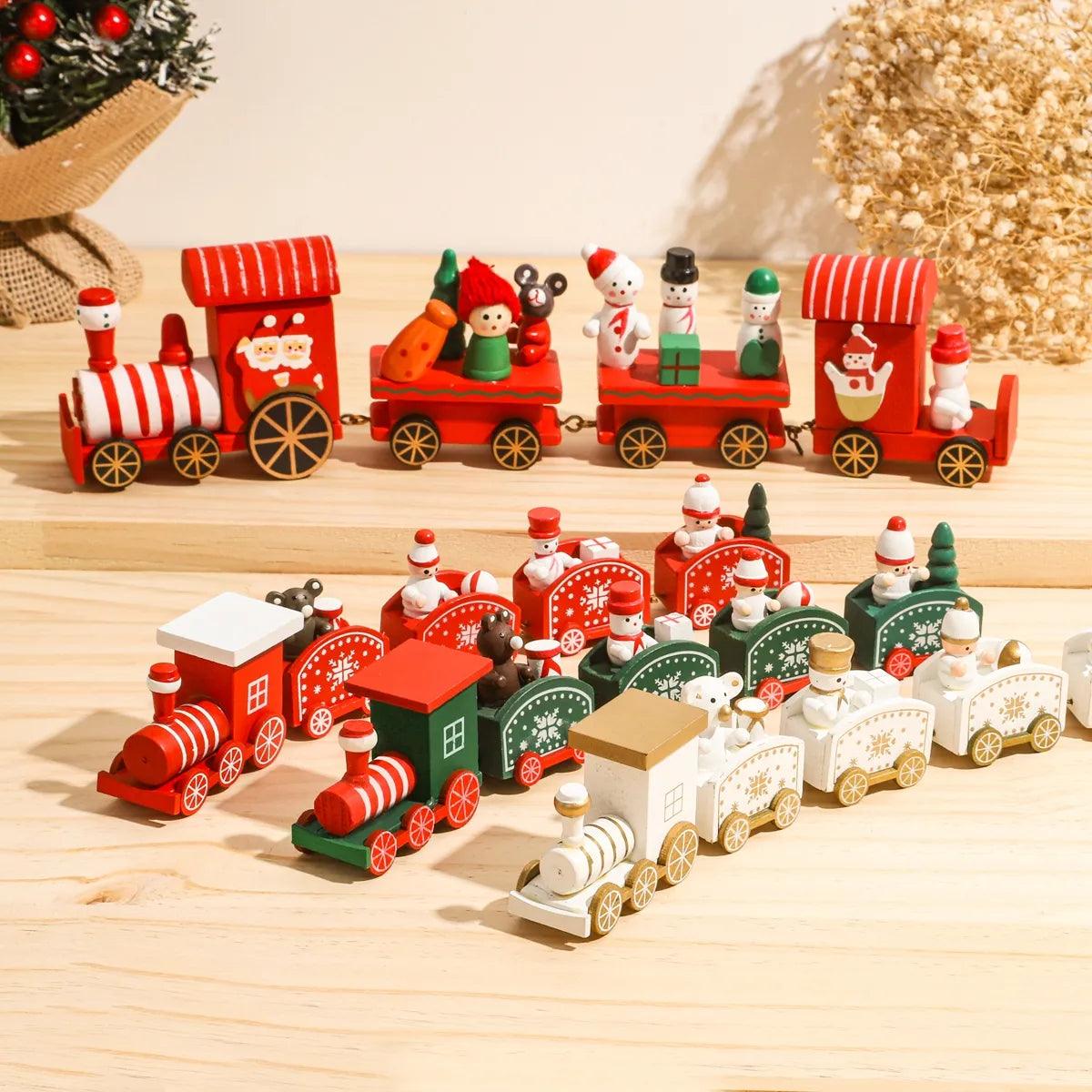 Christmas Train Decorations: Festive Home Ornament Gift Set  ourlum.com   