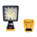 18V LED Work Light for Makita Dewalt Milwaukee Flood Lamp