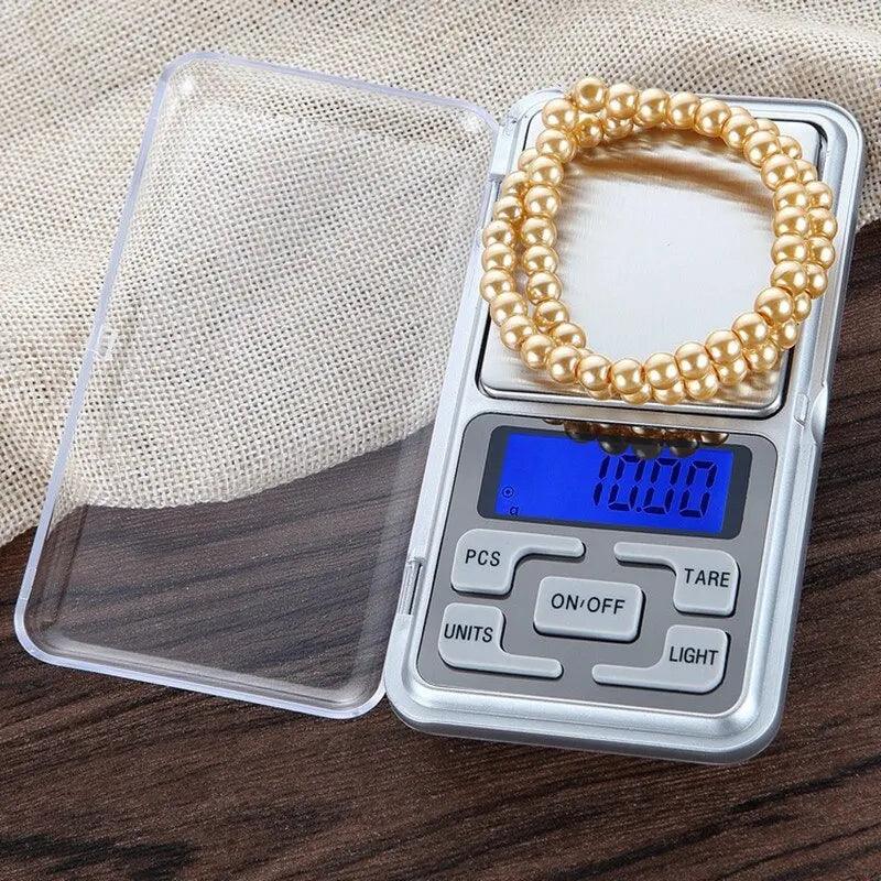 Diamond Balance Digital Pocket Mini Scale: High Precision Compact Kitchen/Bathroom Weighing  ourlum.com   