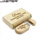 Wooden Engraved Logo USB Flash Drive: Custom Wedding Gift & Storage Options  ourlum.com   