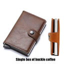 RFID Leather Wallet: Stylish Card Holder with Security Features