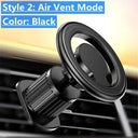 Magnetic Car Phone Holder: Secure Mount for iPhone & Samsung  ourlum.com Air Vent black  