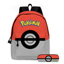 2PC Pikachu Cartoon Backpack Two-piece Pokemon Student School Bag Pencil Bag Elf Pokémon Lunch Bag Cartoon School Bag Mochila  ourlum.com 2PC-03  