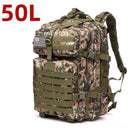 Versatile Waterproof Tactical Backpack for Hiking Fishing