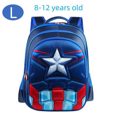 3D Cartoon Star Children's Backpack for Ages 1-12 – Durable, Waterproof & Fun Sizes S/M/L