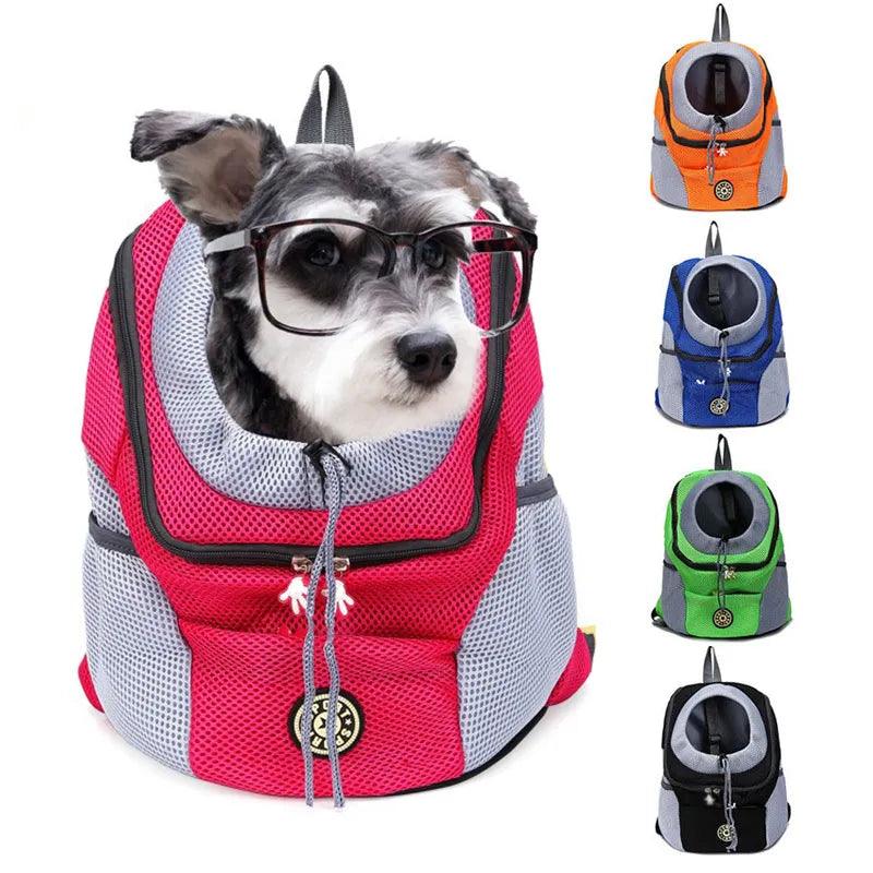 Pet Companion Adventure Backpack: Stylish and Breathable Pet Carrier for Cats, Small Dogs, and Puppies  ourlum.com   