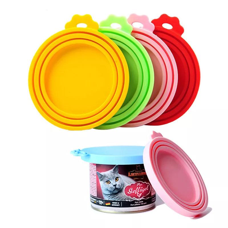 Silicone Pet Food Can Lid: Freshness Sealer for Dog Cat Storage  ourlum.com   