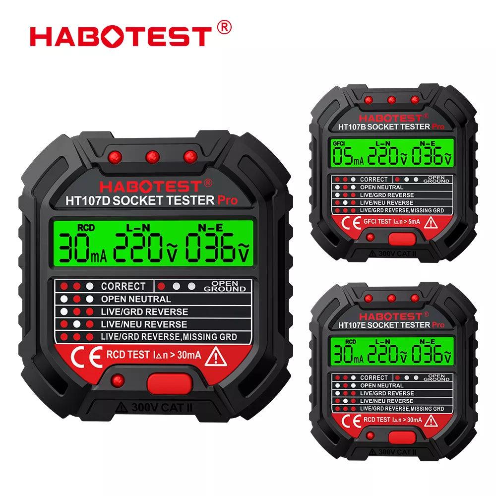 HABOTEST Pro Socket Tester: Ensure Electrical Safety EU Plug Detector  ourlum.com   