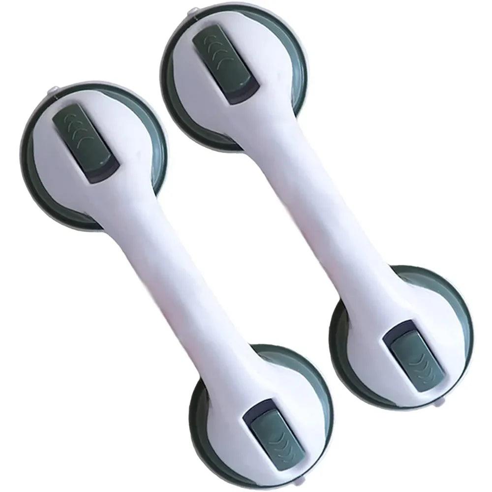 Safety Shower Handle Grab Bars: Easy Install Dual Locking Suction: Bathroom Security  ourlum.com   