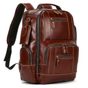 Hot Multifunction Fashion Men Backpack Large Leather Daypack