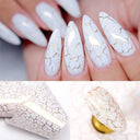 Trendy Marble Nail Foil Stickers Set for DIY Nail Art