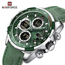 NAVIFORCE Stylish LED Military Watch for Men Elegant Timepiece