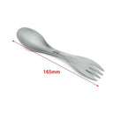 Ultralight Titanium Spork - 2-in-1 Spoon and Fork Utility