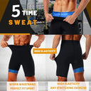 MrifDila Sauna Sweat Short Pants Men's Hot Thermo Suit