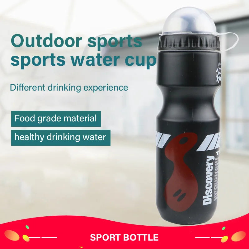 Cycling Sports Water Bottle - 700ml Plastic Kettle with Dust Cover and Sealing Ring