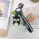 Cute Animal Keychains with Fluffy Fur Ball Bag Pendant