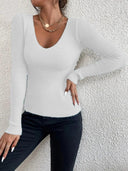 Cozy V Neck Pullover Sweater for Effortless Style Wear