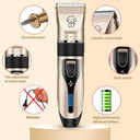 Cordless Pet Hair Clippers Professional Grooming Kit