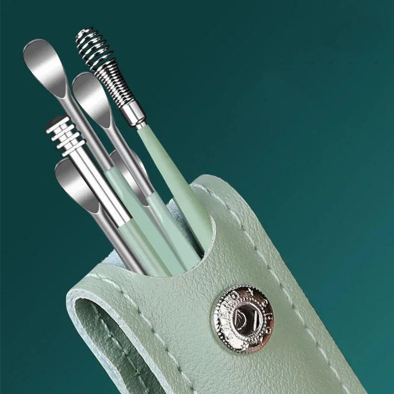 Gentle Stainless Steel Ear Care Kit for Effective Wax Removal