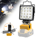 Rechargeable 48W LED Work Light Cordless 360° Base Durable