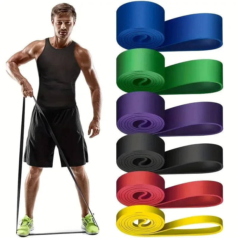 Multi-Functional TPE Resistance Band for Strength Training and Yoga - Adjustable Elastic Pull-Up Belt