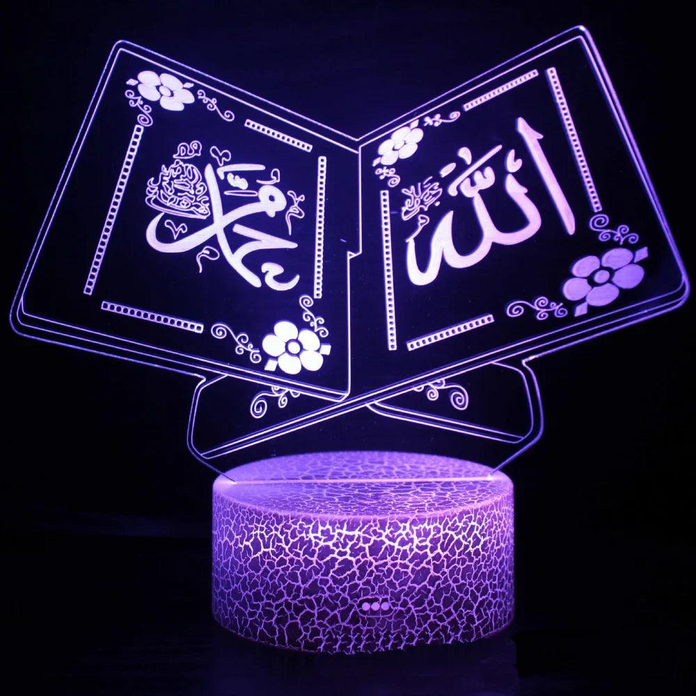 Led Night Light Kids Decorative Lights Battery USB Desk Table Lamp 16 Colors with Remote Decoration Ramadan Gift for Friend  ourlum.com   