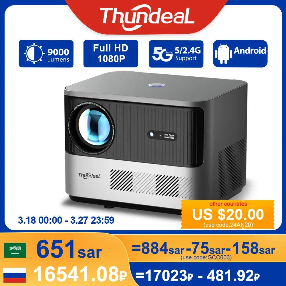 ThundeaL Full HD Projector: Ultimate Home Entertainment Experience  ourlum.com   