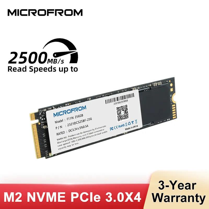 MicroFrom NVME M.2 SSD: Gaming Speed and Compatibility  ourlum.com 1pcs 256GB  