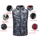 New 17 Heated Vest Jacket Fashion for Men Women Winter