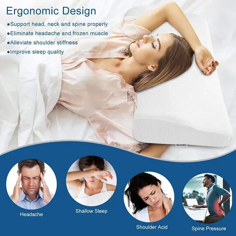 Orthopedic Magnetic Memory Foam Pillow for Neck Support and Cervical Health