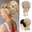 Messy Curly Chignon Bun Wig Stylish Hairpiece for Women