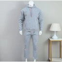 Men Cotton Printed Tracksuit 2PCS Set Hoodies Pants Casual