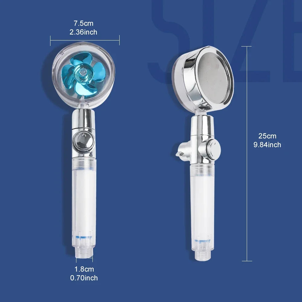 Turbo Shower Head: Ultimate High Pressure Water Saver & Filtered Sprayer  ourlum.com   