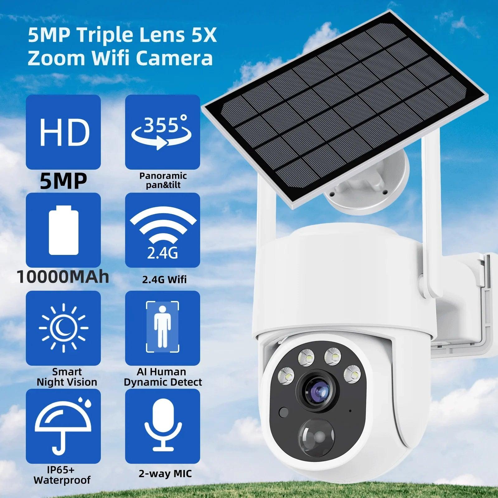 Smvp Outdoor Security Camera: Advanced 2K Surveillance Solution  ourlum.com 5MP No SD CHINA 