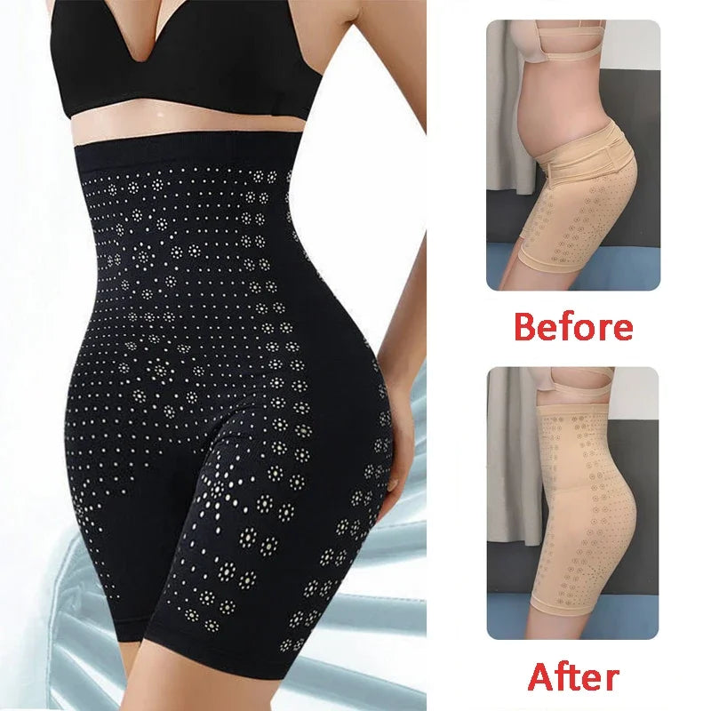 High Waist Tummy Control Shapewear - Slimming Body Shaper with Hip Lifter Support