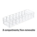 Acrylic Cosmetics Makeup Jewelry Organizer Box: Stylish Desktop Storage  ourlum.com   