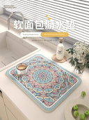 Kitchen Water Draining Pad Non-Slip Insulation Mat