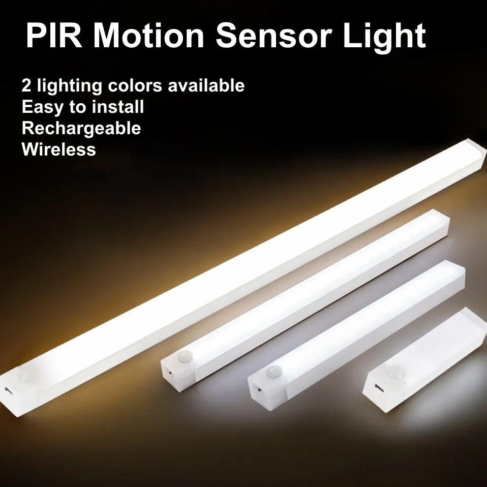 Wireless Motion Sensor LED Wardrobe Light - USB Rechargeable Night Lamp  ourlum.com   