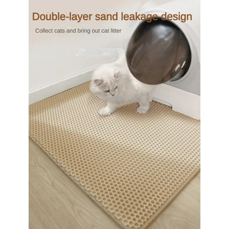Double Layer Cat Litter Pad: Waterproof Non-slip Easy Clean Pet Accessories  ourlum.com   