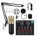 BM800 V8 Sound Card Set Audio Condenser Mic for Streaming