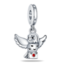 New 925 Sterling Silver Wolf Head Dumbo Pendant Beads