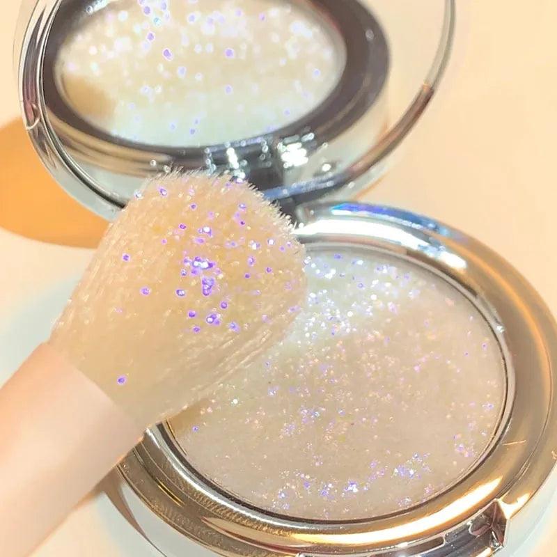 Monochrome Highlighter Palette Polarized Glitter Eye Shadow Powder Makeup Face Body Shimmer Shine High Light Iluminador Cosmetic  ourlum.com   