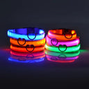 Glowing Nylon LED Dog Leash and Collar Set for Night Safety  ourlum.com   