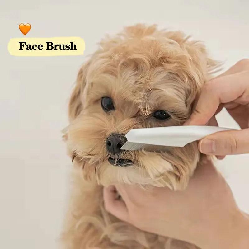 Pet Facial Cleaning Brush for Small Dogs: Efficient & Gentle Grooming  ourlum.com   