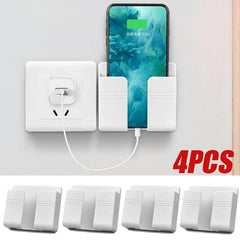 Wall Mounted Remote Control and Phone Organizer: Space-Saving Home and Office Storage Solution