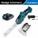 Cordless 2-in-1 Electric Hedge Trimmer and Pruning Shear