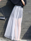 Summer Bohemian Lace Maxi Skirt Elegant Stylish Women's Wear