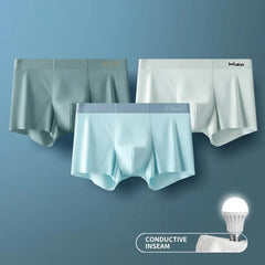 MIIOW Ice Silk Boxer Briefs: Cool Comfort for Active Men